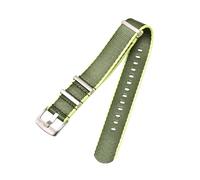 Bracelet de montre, 18 mm à 24 mm, bracelet de montre en nylon tissé doux for la peau for homme for montre analogique(Color 4,22mm)