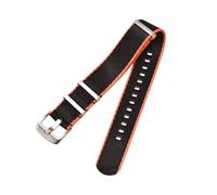 Bracelet de montre, 18 mm à 24 mm, bracelet de montre en nylon tissé doux for la peau for homme for montre analogique(Color 1,22mm)