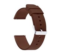 Bracelet de montre 18 mm avec fermoir Topsic for bracelet Galaxy 20/22 (accessoires)(Brown,20mmSV)