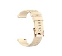 Bracelet De Montre 20 Mm Adapté For Garmin/Vivoactive 3 / Venu 2 Plus/SQ Vivomove HR Bracelet En Silicone Adapté For Bracelet De Montre For Forerunner 245 645 55(Beige)