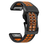 Bracelet de montre 22 mm 26 mm pour Garmin Fenix 7X 7 6 6X 5 5X 3HR/EPIX/MARQ/Approash S62/Tacx Delta Bracelet de sport en silicone facile à installer, 26mm, Standard, Standard