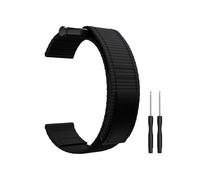 Bracelet de montre 22 mm pour Garmin Fenix 5/6/7 Forerunner Approach Nylon Black