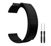 Bracelet de montre 22 mm pour Garmin Fenix 5/6/7 Forerunner Approach Nylon Black