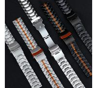 Bracelet de montre 22mm 20mm pour Amazfit GTS/GTS 2/ GTS 2e/GTS 2mini/Active2 Xiaomi S4 S3 S2 Huawei Watch GT5/4 GT3, bracelet en acier inoxydable