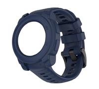 Bracelet de montre 40 mm + coque de protection d'écran compatible avec Garmin Instinct E 40 mm, bracelets de rechange en silicone