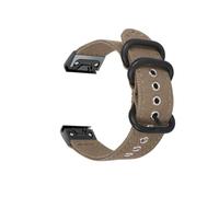 Bracelet de montre à dégagement rapide en toile pour Garmin Fenix séries 7, 6, 5 Green