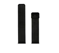 Bracelet de montre acier Garett Noir 22 mm