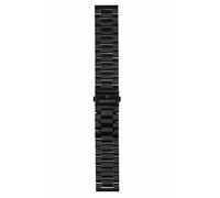 Bracelet de montre acier Garett V Noir 22 mm