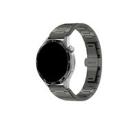 Bracelet de montre acier inoxydable Compatible avec Huawei GT 3 4 46mm Pro 42mm/Amazfit Balance/Samsung Galaxy S3 45mm(Space gray,For Galaxy Gear S3)