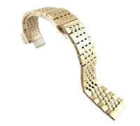 Bracelet de Montre Bracelet de montre en acier inoxydable pour Homme | Bracelet à fermoir papillon solide, 16mm, 18mm, 19mm, 20mm, 21mm, 22mm, 316L, accessoires