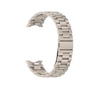 bracelet de montre, Bracelet en acier inoxydable à boucle plate trois billes et dégagement rapide, compatible avec la montre Watch6(Starlight,20mm)