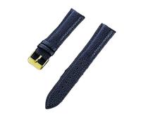 Bracelet de montre bracelet en cuir for hommes femmes bandes de remplacement largeur 10mm 12mm 14mm 16mm 18mm 20mm 22mm(Black gold,12mm)