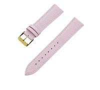 Bracelet de montre bracelet en cuir for hommes femmes bandes de remplacement largeur 10mm 12mm 14mm 16mm 18mm 20mm 22mm(Pink gold,12mm)