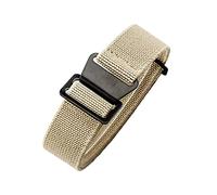 Bracelet de montre, bracelets, bracelet, universel, rétro doux for la peau for hommes et femmes 18/20/22 mm, en nylon élastique l'armée française, Nato Parachute(Light Gray With Red gold Clasp,20mm)