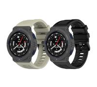 Bracelet de montre compatible avec Amazfit Active Edge, bracelet de rechange en silicone souple pour accessoires de montre connectée Amazfit Active Edge A2212, Size L