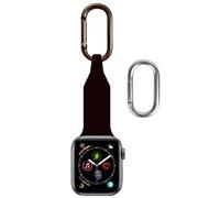 Bracelet de montre compatible avec Apple Watch - Porte-clés remplaçable - Collier avec pendentif - Fermoir à mousqueton - Chaîne de bras - Badge de ceinture - Adaptateur de bracelet pour montre