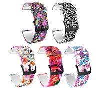 Bracelet de montre compatible avec Blackview R50/R30/R3 Pro - Bracelet de rechange pour Blackview R30 Pro Max - En silicone souple - Motif camouflage, taille L