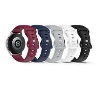 Bracelet de montre compatible avec Blackview R8/R3/R3 Pro/R3 Max Bracelet Montre Connectée de rechange pour bracelet de montre Blackview R3Max en silicone souple Sport, 5er-Pack A