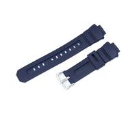 Bracelet de montre compatible avec Casio 4778AW-591/590/5230AWG-M100/101 16 mm Noir Rouge Bleu Durable Confortable Boucle en acier inoxydable résine(Blue-ST-K5)