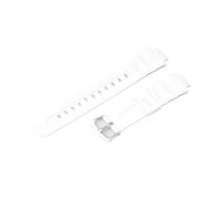 Bracelet de montre compatible avec Casio 4778AW-591/590/5230AWG-M100/101 16 mm Noir Rouge Bleu Durable Confortable Boucle en acier inoxydable résine(White-ST-K5)