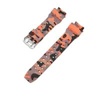 Bracelet de montre compatible avec for Casio Rangeman G-Shock G9200 G9100 GW9200 GW9101 GW9102 GW9110 GW9125(Cam-orange)