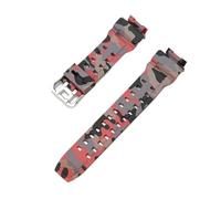 Bracelet de montre compatible avec for Casio Rangeman G-Shock G9200 G9100 GW9200 GW9101 GW9102 GW9110 GW9125(Cam-red)