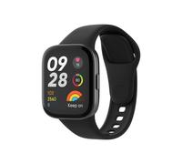 Bracelet de montre compatible avec la Xiaomi Redmi Watch 3, bracelet sport de remplacement en silicone souple pour hommes et femmes, noir