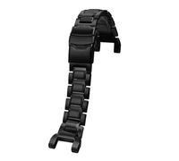 Bracelet de montre compatible avec les figurines en argile de deuxième génération GW-9500 GW-9500-1/1A4/3, chaîne de montre en acier inoxydable, accessoires adaptés à un usage quotidien(Black)