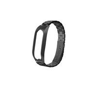 Bracelet de montre Compatible avec TomTom Touch, Acier inoxydable - Noir