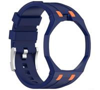 Bracelet de montre confortable en silicone pour modèles Swatch Plus Ap Royal Oak Longueur réglable Bracelet souple avec options de couleurs vives y compris noir, blanc, jaune, vert, rose, bleu pour un