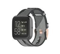 Bracelet de Montre Connectée Compatibles avec fitbit versa 2/versa/versa lite/blaze , 23mm Montre Connectée Femme Homme en nylon Sport Classiques Bracelet de Bracelets Réglables de Remplacement Bandes