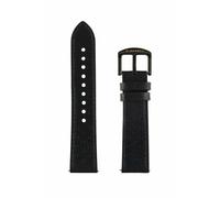Bracelet de montre cuir Garett V Noir 22 mm