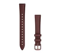Garmin Bracelet de montre en cuir Lily® 2 14 mm Marron Mulberry / Dark Bronze