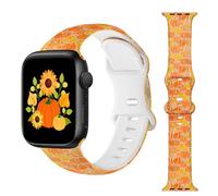 Bracelet de montre d'automne compatible avec Apple Watch 38 mm, 40 mm, 41 mm, 42 mm, 44 mm, 45 mm, 49 mm, 46 mm, Harvest Watch Series 10 9 Ultra 8 7 6 5 4 3 2 1 SE pour homme et femme