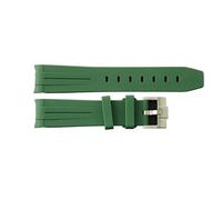 Bracelet de montre de 20 mm de largeur en caoutchouc et acier inoxydable pour homme Accessoires de montres Mallette à outils Bracelets de montre, taille unique