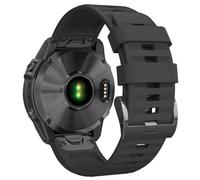 Bracelet de montre de 26 mm compatible avec Garmin Fenix 8 51 mm/Fenix 7X/Fenix 6X Pro/Fenix 5X Plus/Fenix 3, bracelet de rechange en silicone souple de 26 mm pour Garmin Enduro 3 2/Tactix 7/Descent