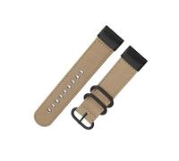 Bracelet de montre de nylon 22/26mm Compatible avec Garmin Fenix 8/7 7X Pro/6 6X Pro/5 5X Plus/Epix Pro/Forerunner 965(Khaki-Black,22mm)