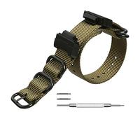 Bracelet de montre de rechange en nylon compatible avec Casio G-Shock modèle GA-100 GA-110 GA-100C GA-300 GA-120 GA-200 GD-100 GA-140 GA-735 GA-800 DW-5600 DW Référence produit : 5610. DW-5300, 9.5