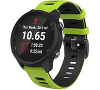 Bracelet de montre de rechange en silicone souple classique compatible avec Garmin Vivoactive 4 / Venu 2 / Forerunner 255, 22mm