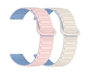 Bracelet de montre de rechange pour Blackview/IOWODO W70 Pro/W50 Pro/W60/W50/W30/W20/X5/X1, 22 mm pour Blackview/IOWODO/Baolubao R30 Max, Mittelgroße, Silicone, Pas de gemme