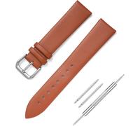 Bracelet de montre de remplacement Vintage en cuir Bracelet de montre en cuir 19mm brun clair