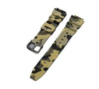 Bracelet de montre de sport en caoutchouc souple de 18 mm compatible avec Casio W-218H AE1200/1000W/1300 W-800H 216H 735H, 18MM_BLACK BUCKLE, Acétate, Pas de pierre précieuse