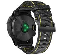 Bracelet de montre de sport en nylon compatible avec Garmin pour fēnix/Forerunner/Approach/MARQ/quatix/D2 Series Bracelet de rechange robuste pour homme