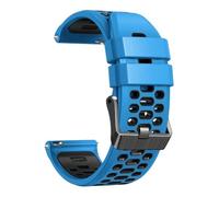 Bracelet de montre de sport en silicone bicolore de 24 mm, étanche et résistant à la poussière, compatible avec la Garmin Venu X1.(I)