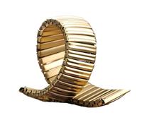 Bracelet de montre élastique 12mm 14mm 16mm 18mm 20mm, bracelet de montre en acier inoxydable for hommes et femmes, bracelet d'extension extensible, accessoires(Gold,14mm)