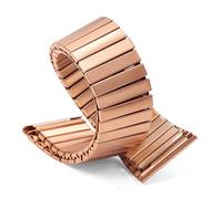 Bracelet de montre élastique en acier inoxydable 22 mm Bracelet rétractable Bracelet en métal flexible Bracelet extensible Bracelet de rechange for montre unisexe Convient aux montres traditionnelles