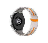 Bracelet de montre en 22mm en acier inoxydable Compatible avec Huawei Watch GT5 4 3 Pro 46mm 2e/Amazfit GTR 47mm/Balance(Titanium orange A,22mm)