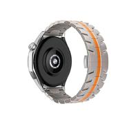 Bracelet de montre en 22mm en acier inoxydable Compatible avec Huawei Watch GT5 4 3 Pro 46mm 2e/Amazfit GTR 47mm/Balance(Titanium orange B,For Huawei GT4 46mm)