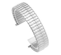 Bracelet de Montre en Acier Inoxydable 16mm-22mm, for Femmes et Hommes, Bracelet en métal, Largeur réglable, Bande d'expansion élastique(8)
