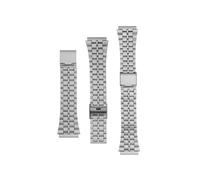 Bracelet De Montre En Acier Inoxydable, 18mm, Adapté À For Casio A158 A159 A169 B650 AQ-230 LA-680 AE1200 LA-670 F91W F84 SGW400, Bracelet De Montre En Métal Massif(Seel five-beads,18mm)